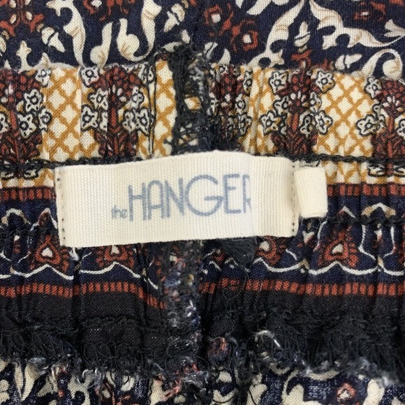 The Hanger Palazzo Pants Small Elastic Waist Wide Leg Pull On Boho Festival S - Picture 5 of 5